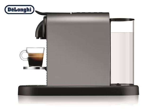 De’Longhi Nespresso Kaffeemaschine Citiz Platinum Titan EN220.TB grau
