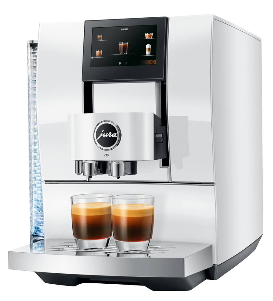 Jura Kaffeevollautomat Z10, Diamond White (SA) 15412 inklusive Starterpaket Zemp AG*
