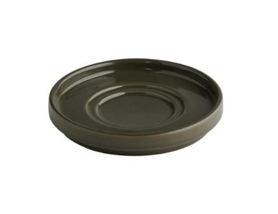 APS Espresso-Untertasse “The Grid”, mud (braun), Ø 12,5 cm
