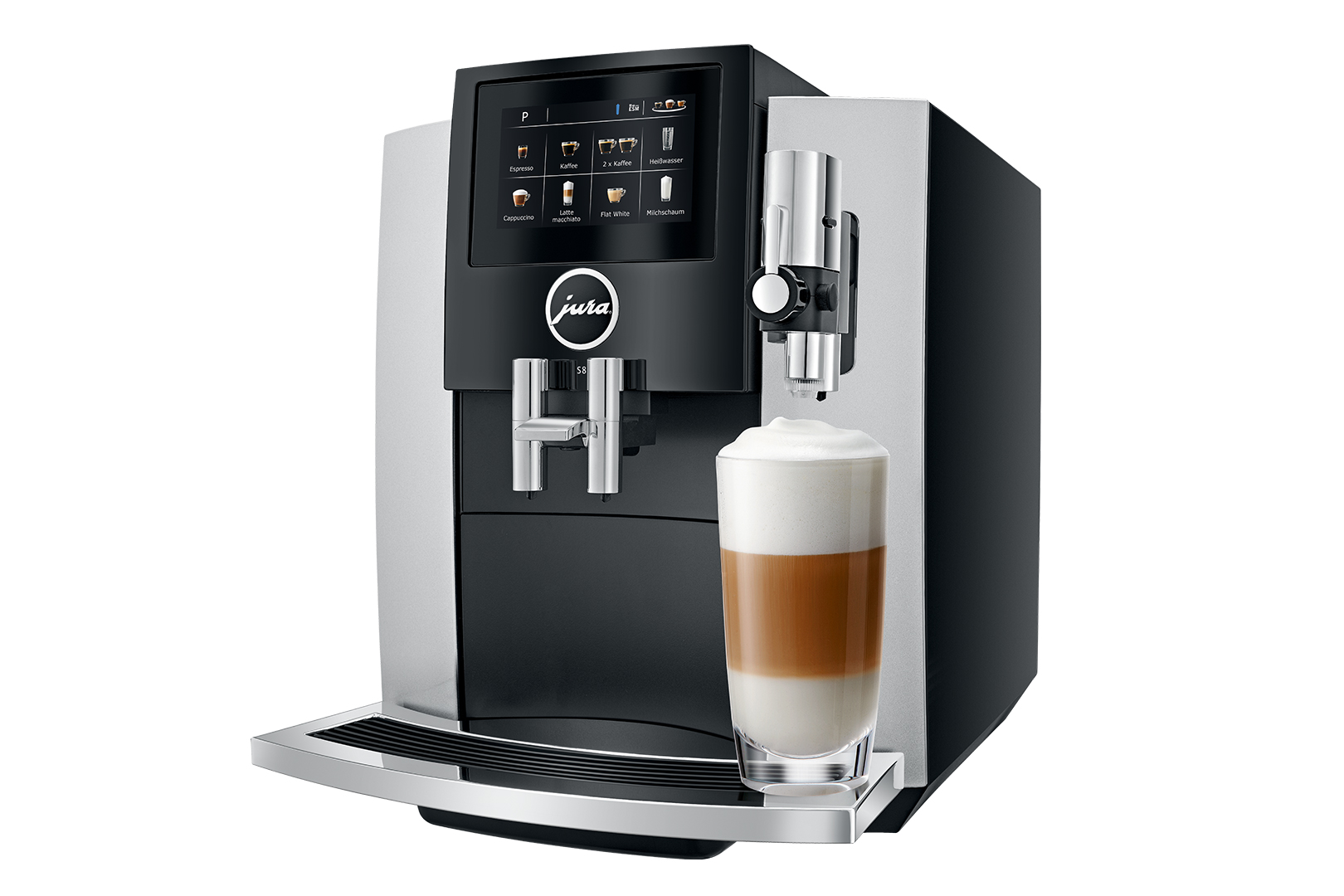 Jura Kaffeemaschine S8 Moonlight Silver 151 Br Zemp