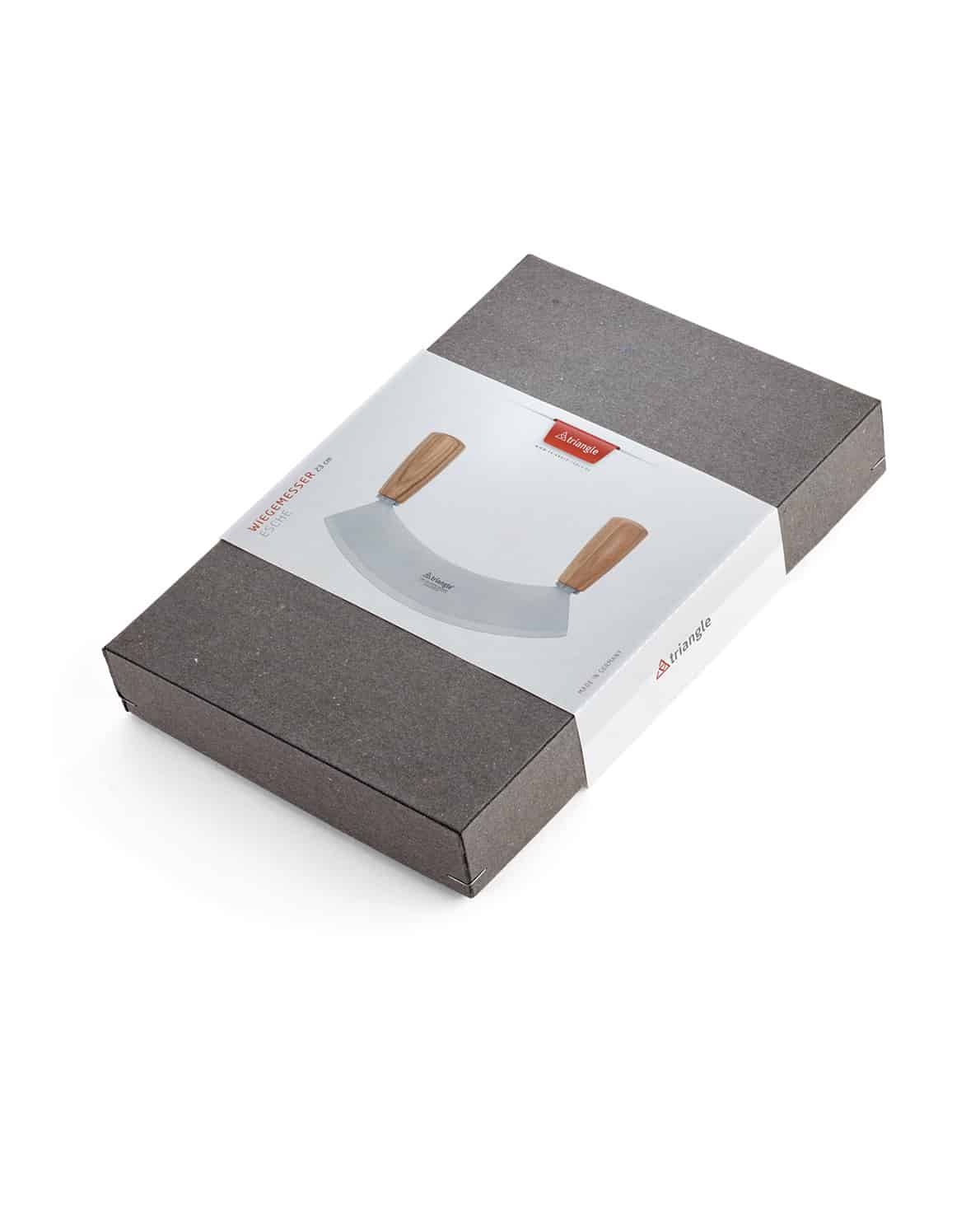 Triangle Wiegemesser 23 cm mit Eschenholzgriff