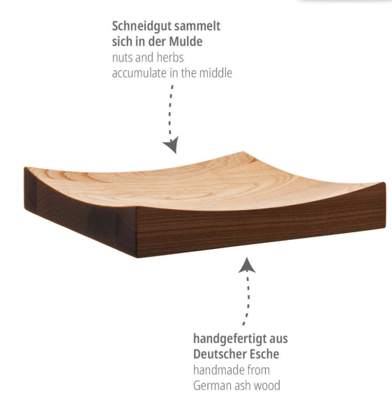 Triangle Schneidebrett Soul Esche in Geschenkkarton, Limited Edition