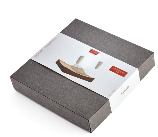 Triangle Schneidebrett Soul Esche in Geschenkkarton, Limited Edition