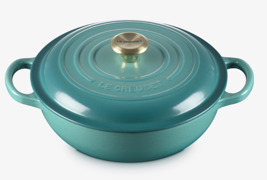 Stew Pot Signature Le Creuset rund Bleu Riviera Ø 22 cm, 2,2 Liter