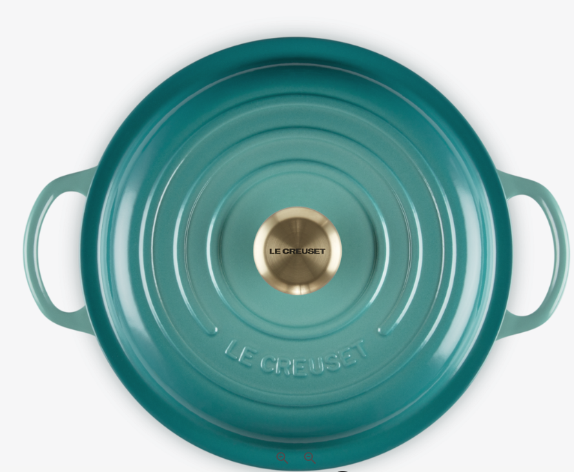 Stew Pot Signature Le Creuset rund Bleu Riviera Ø 22 cm, 2,2 Liter