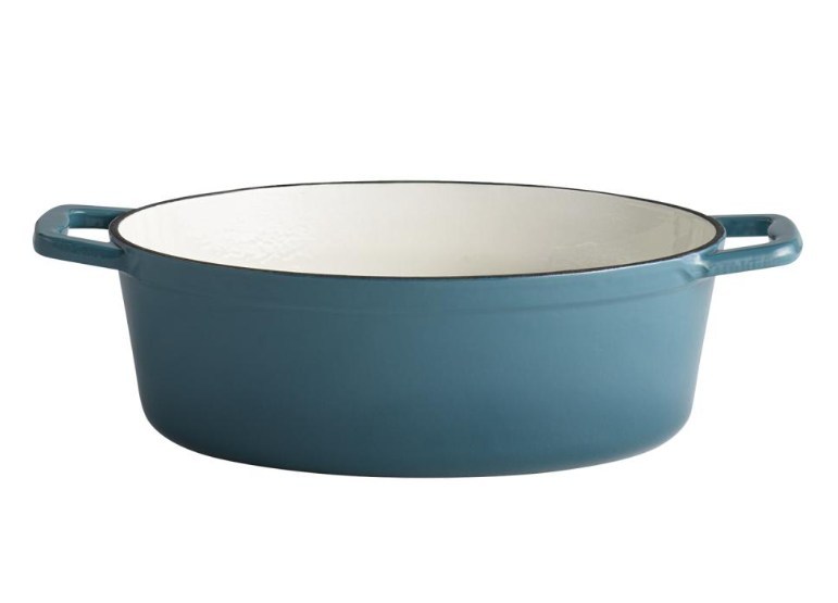 APS Bräter mit Deckel “5 Stars” türkis oval, 5 Liter, 33 x 25 cm
