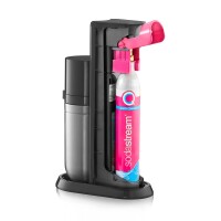 Sodastream Wassersprudler DUO schwarz Megapack mit 4 Flaschen + 1 Zylinder