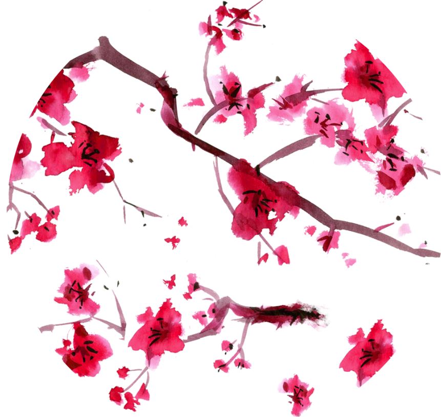 Eve Glaskaraffe 1,25 Liter inkl. Cooler, Cherry Blossom