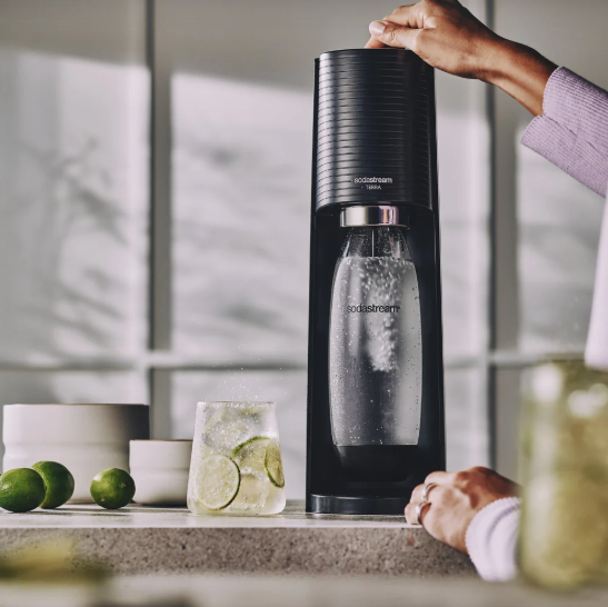 Sodastream Wassersprudler TERRA schwarz Megapack