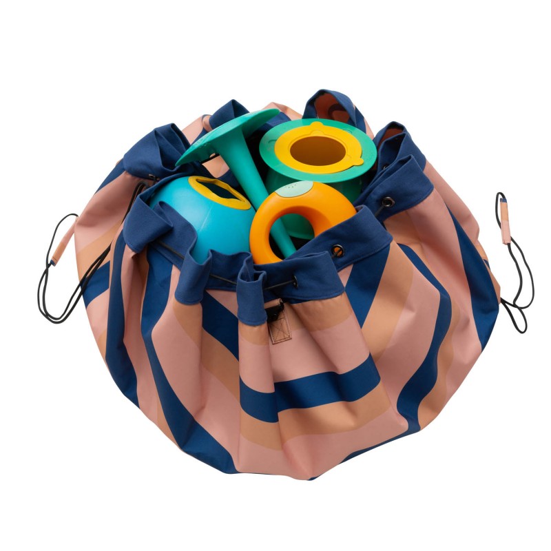 Spielzeugsack Outdoor Mokka Stripes Ø 140 cm