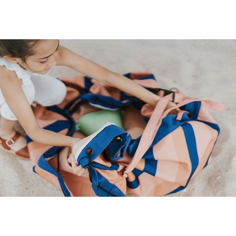 Spielzeugsack Outdoor Mokka Stripes Ø 140 cm