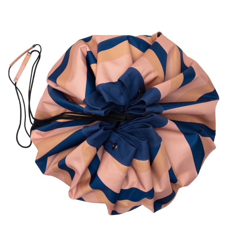 Spielzeugsack Outdoor Mokka Stripes Ø 140 cm
