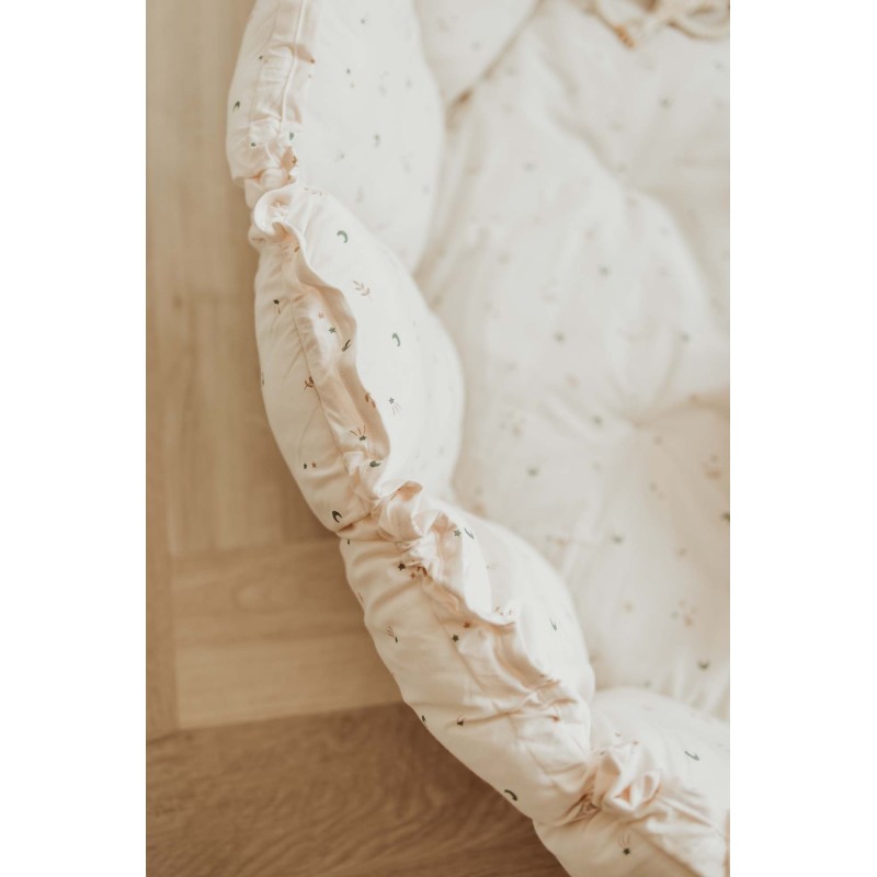 Krabbeldecke Bloom Organic Moon Ø 130 cm