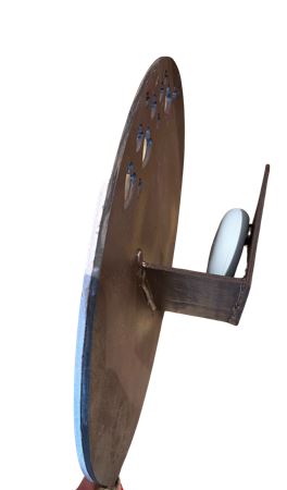 Ballon Eisblau mit Sterne, inklusive Namen und Lampe