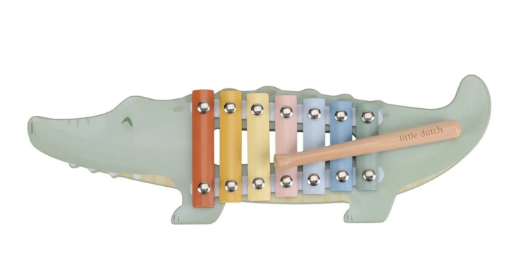 Little Dutch Holz Xylophon Krokodil FSC – Safari Friends