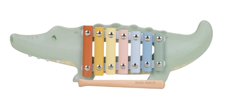 Little Dutch Holz Xylophon Krokodil FSC – Safari Friends