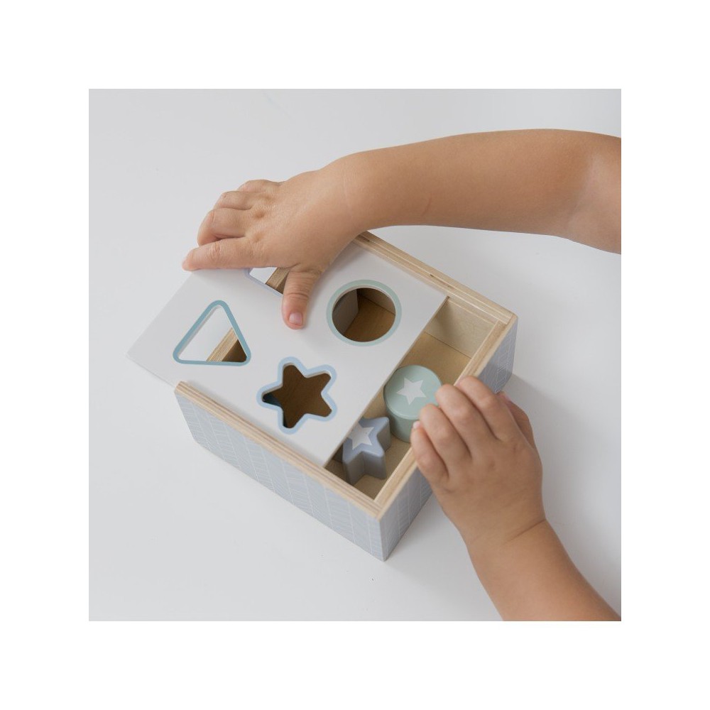 Holz Formen Steck Spiel blue Little Dutch