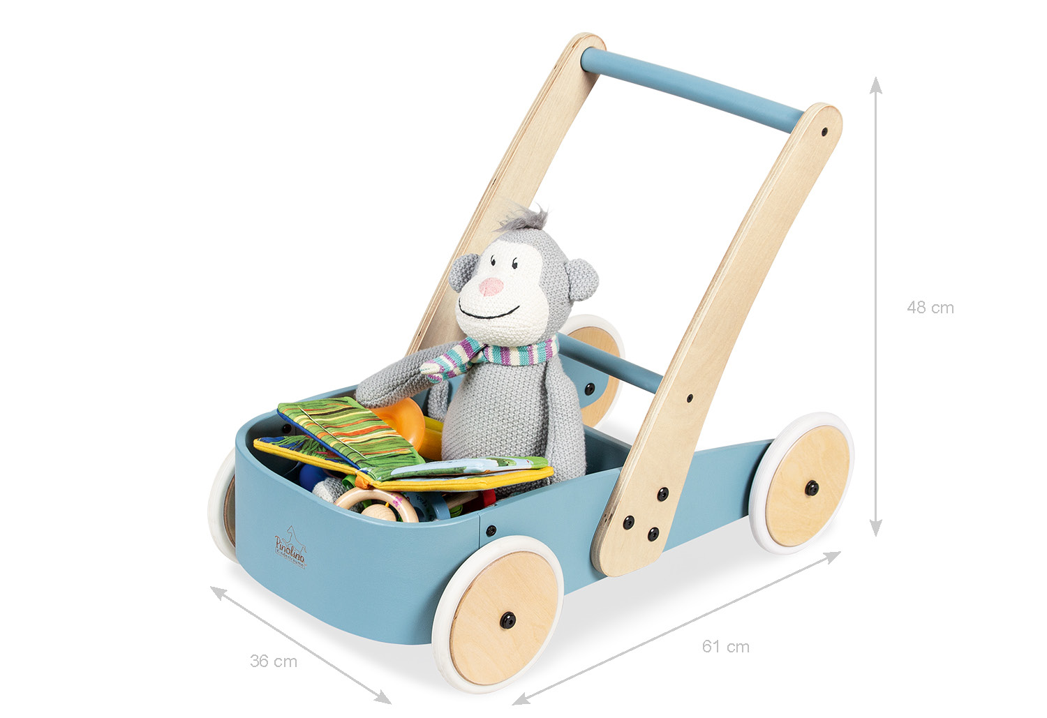 Pinolino Lauflernwagen Fiete blau
