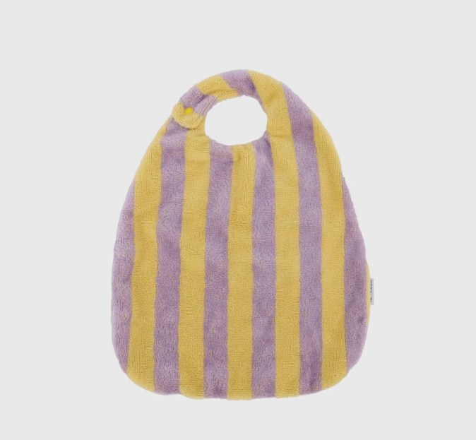 IG Arbeit Frottée Lätzli Lila/Lemon
