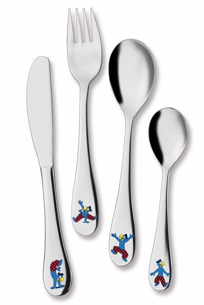 Kinderbesteckset Globi Geschenkgarnitur 4-teilig