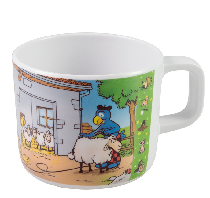 Berndorf Mug/Tasse Globi auf dem Bauernhof 250 ml