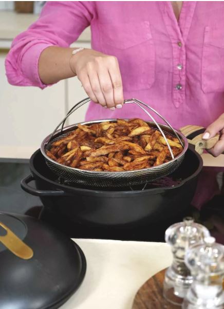 COOKUT Die fabelhafte 8-in-1-Pfanne, Pivoine rosa, 24 cm