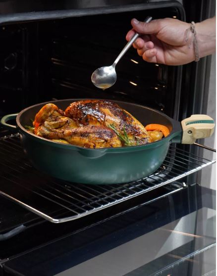 COOKUT Die fabelhafte 8-in-1-Pfanne, Canopy grün, 28 cm