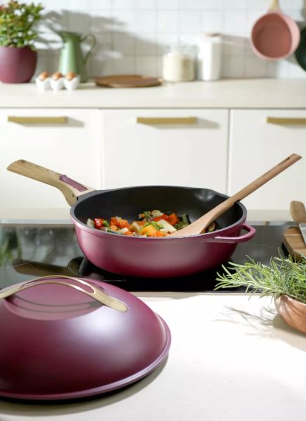COOKUT Die fabelhafte 8-in-1-Pfanne, Rubis rubinrot, 24 cm