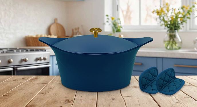 COOKUT Der unglaubliche Bräter, Blueberry blau, 24 cm