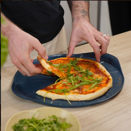 COOKUT Die formidable Pizzaplatte, Fern grün, 33 cm
