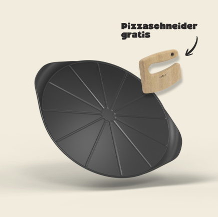COOKUT Die formidable Pizzaplatte, Graphite, 33 cm