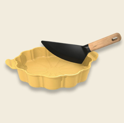 COOKUT Die formidable Tarteform, Mango gelb, 33 cm