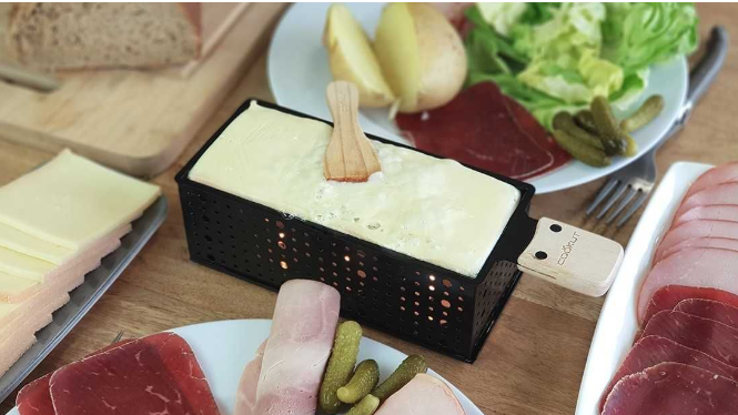 Cookut Raclette- und Fondue-Set mit Kerzen