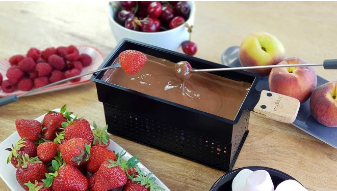 Cookut Raclette- und Fondue-Set mit Kerzen