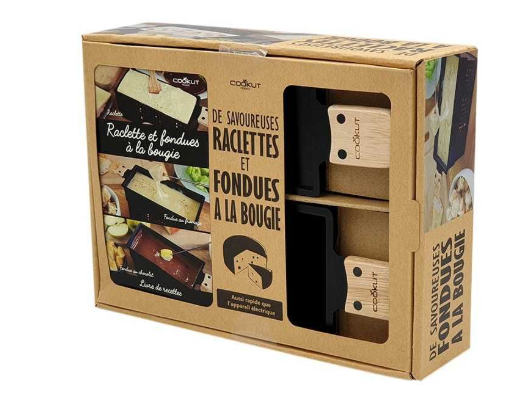 Cookut Raclette- und Fondue-Set mit Kerzen