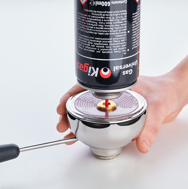 Kisag Gas Nachfülldose 400 ml, inklusive Adapter