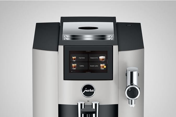 Jura Kaffeevollautomat S8 Platin (SB) 15487 inklusive Starterpaket Zemp AG*