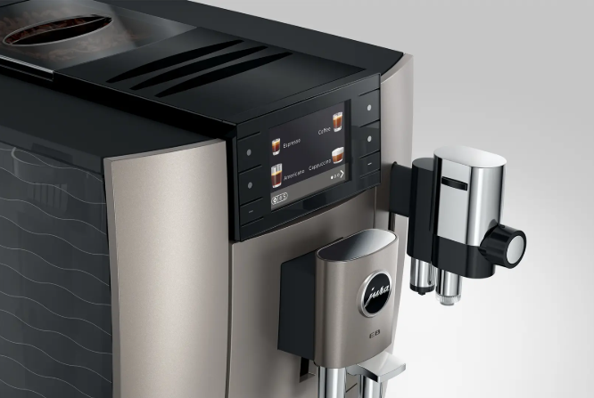 Jura Kaffeevollautomat E8 Midnight Silver (SD) 15713 inklusive Starterpaket Zemp AG*