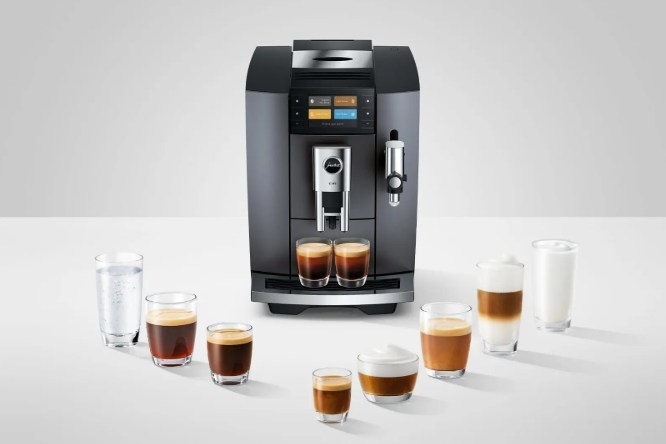 Jura Kaffeevollautomat E10 Onyx Grey (SA) 15744 inklusive Starterpaket Zemp AG*