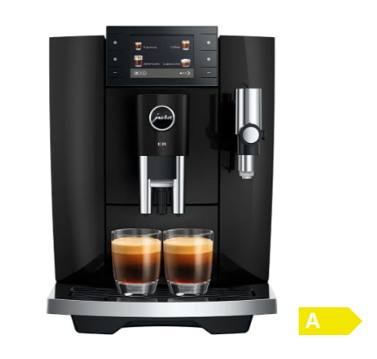 Jura Kaffeevollautomat E8 Piano Black (SD) 15746 inklusive Starterpaket Zemp AG*