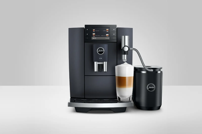 Jura Kaffeevollautomat E8 Cosmic Black (SD) 15750 inklusive Starterpaket Zemp AG*