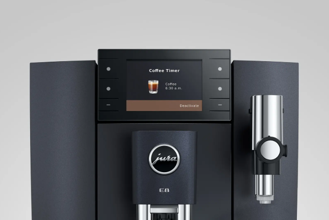Jura Kaffeevollautomat E8 Cosmic Black (SD) 15750 inklusive Starterpaket Zemp AG*