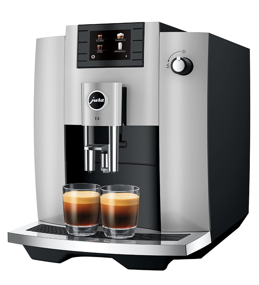 Jura Kaffeevollautomat E6 Platin (SC) 15441inklusive Starterpaket Zemp AG*