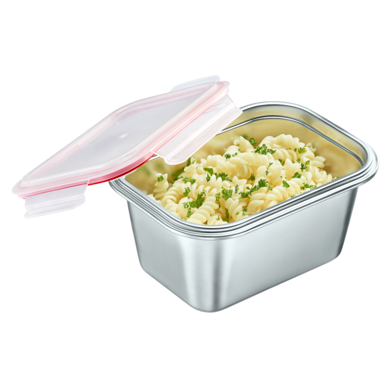 Westmark Lunchbox Edelstahl, mikrowellengeeignet, 1000 ml