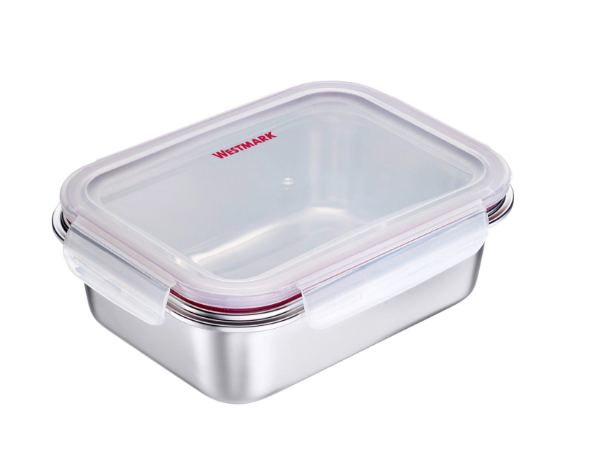 Westmark Lunchbox Edelstahl, mikrowellengeeignet, 2250 ml