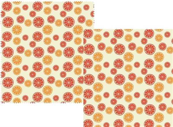 Bienenwachstuch Citrus 2er Set BW40