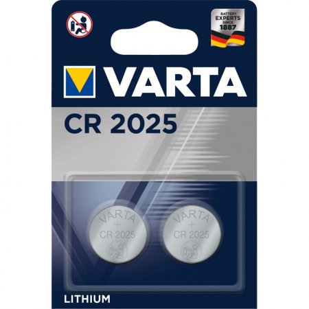 VARTA Batterien CR2025 Karte à 2 Stück<br>