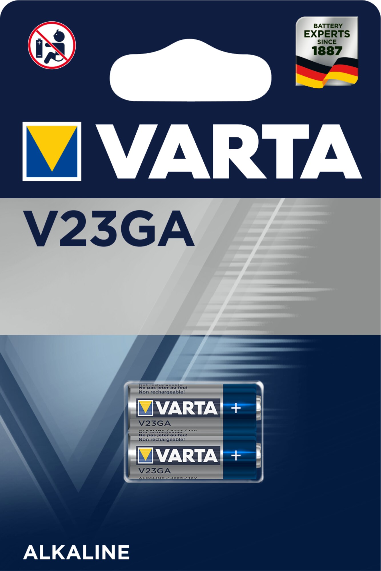 VARTA Batterien V23GA Karte à 2Stk.<br>