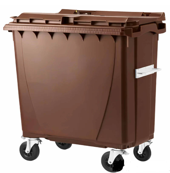 Verwo Kunststoffcontainer 770 Liter braun