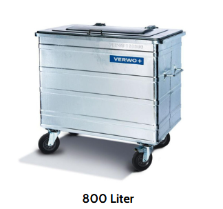 Verwo Stahlcontainer 800 Liter
